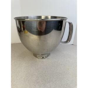 KitchenAid Stainless Steel 5 Qt Replacement Mixing Bowl KSM150 with Handle